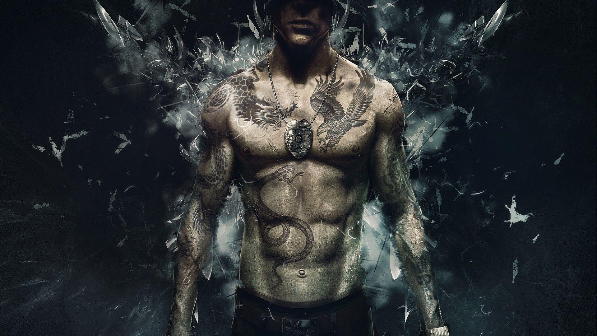 1920x1080 Tattoo Background. Tattoo Girl