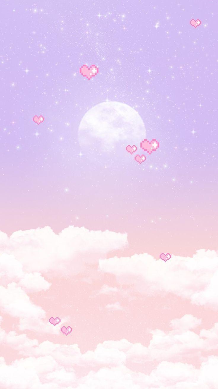 736x1309 Glühender Vollmond Hintergrund INNEN Korea JoongAng Daily Kawaii