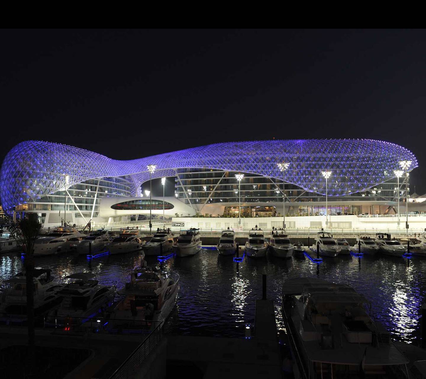 1440x1280 Yas Marina Circuit wallpaper