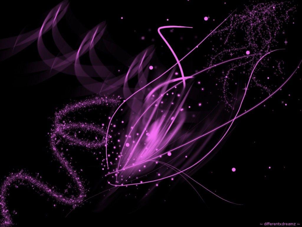 1024x768 Pink and Black Wallpaper