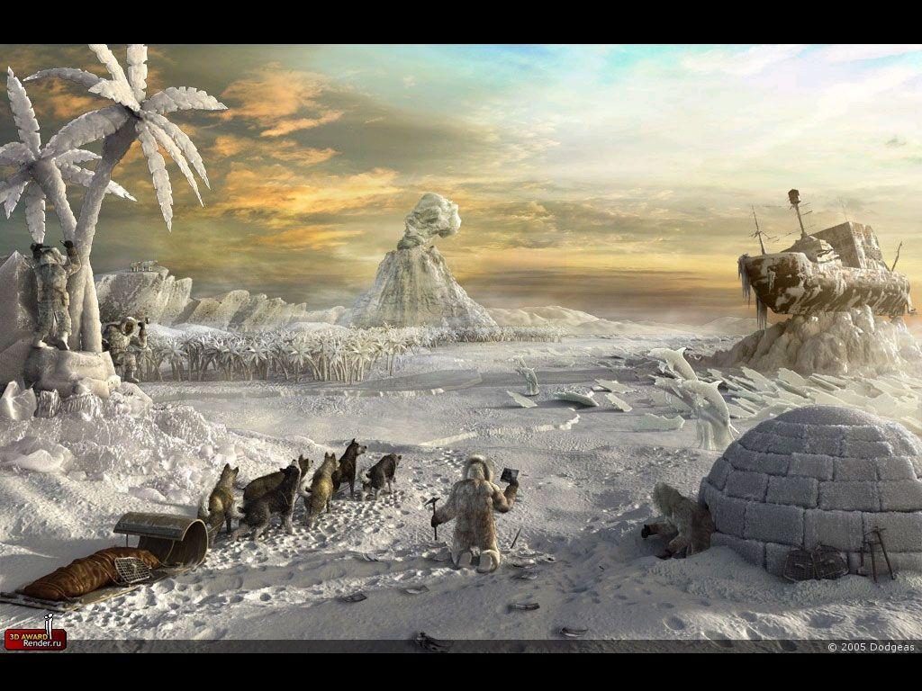 1024x768 HD wallpaper. Others. Terra Nova snowscape 1024x768