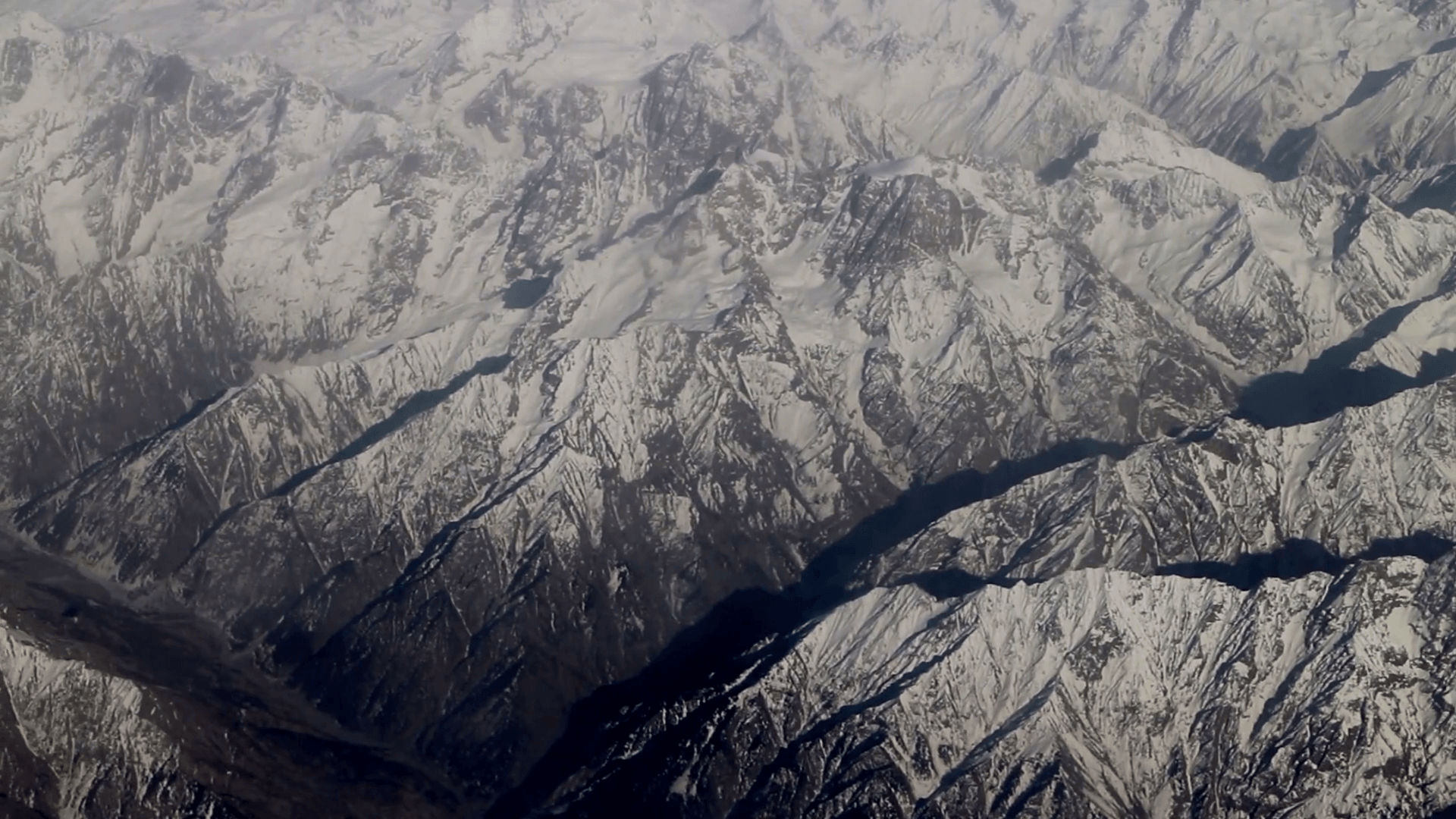 1920x1080 Flight over the highest mountain system of the world Karakoram
