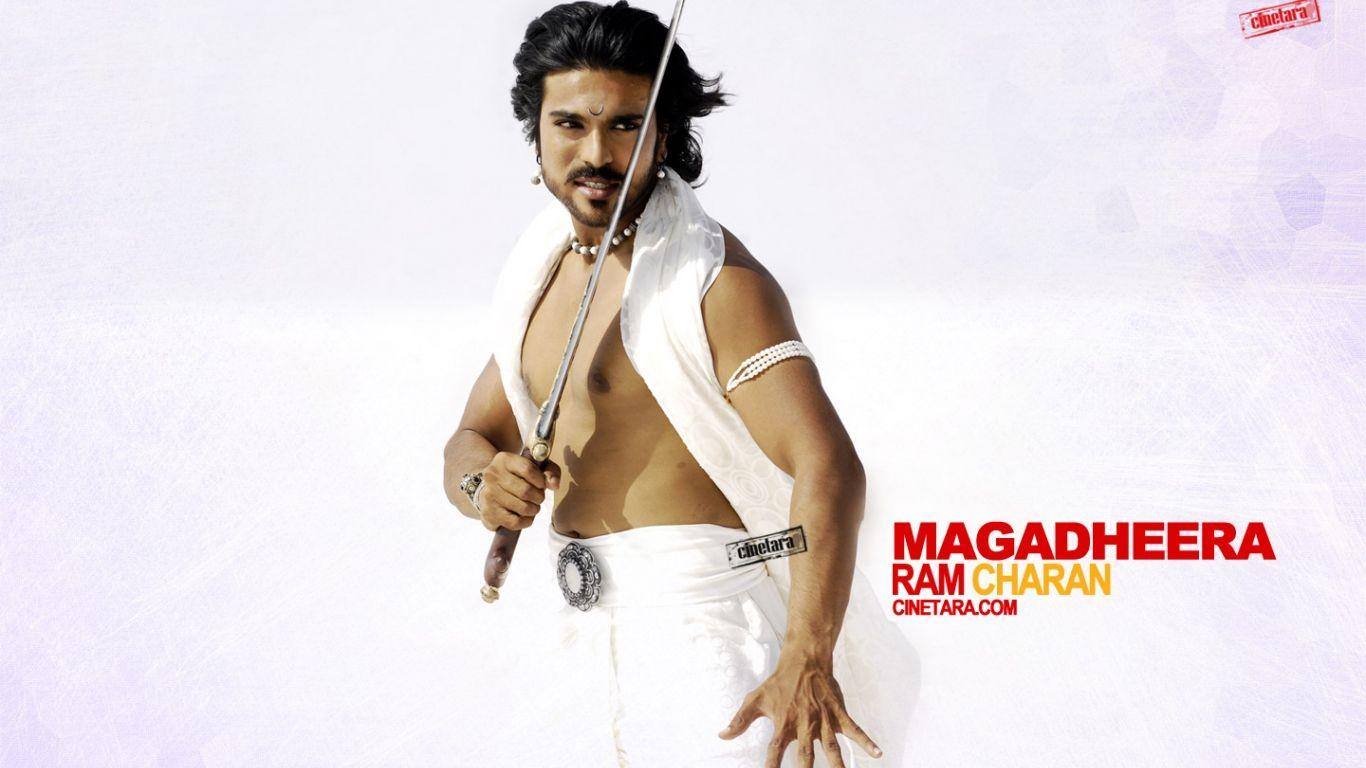 1366x768 Free download Mega Power Star Ram Charan Teja Magadheera Wallpaper