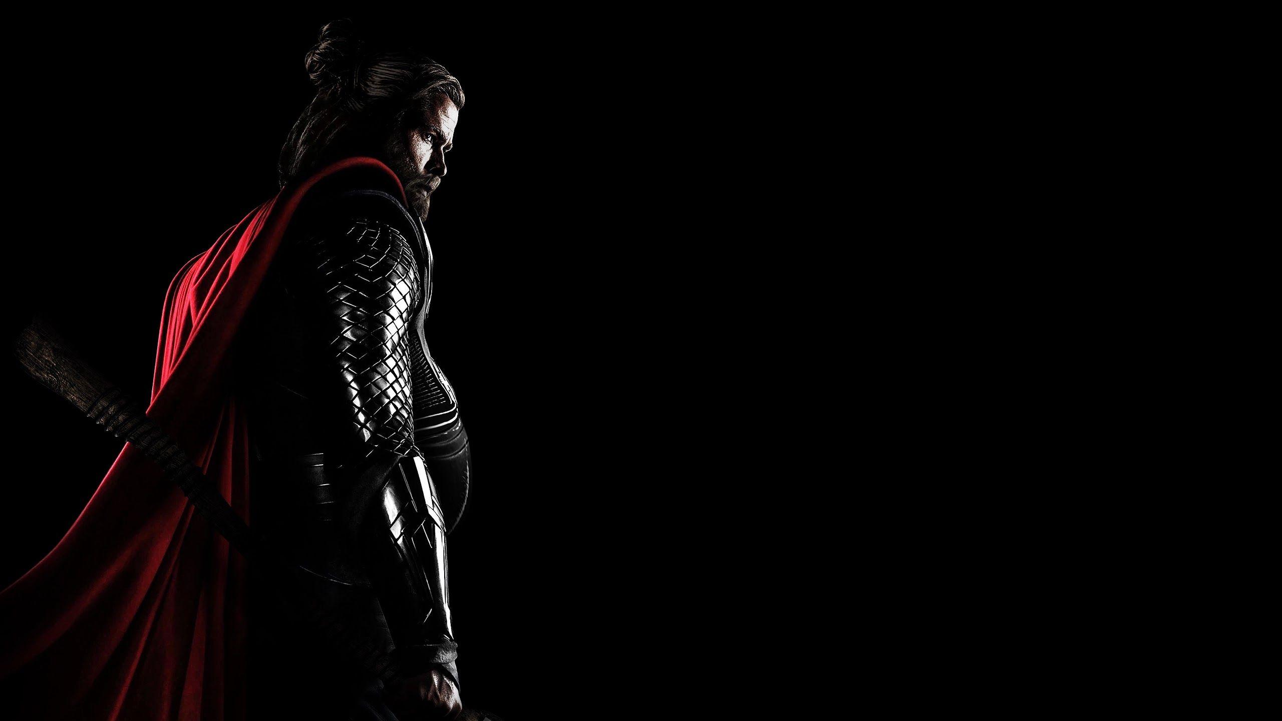 2560x1440 Avengers: Endgame Fat Thor 8K Wallpaper .