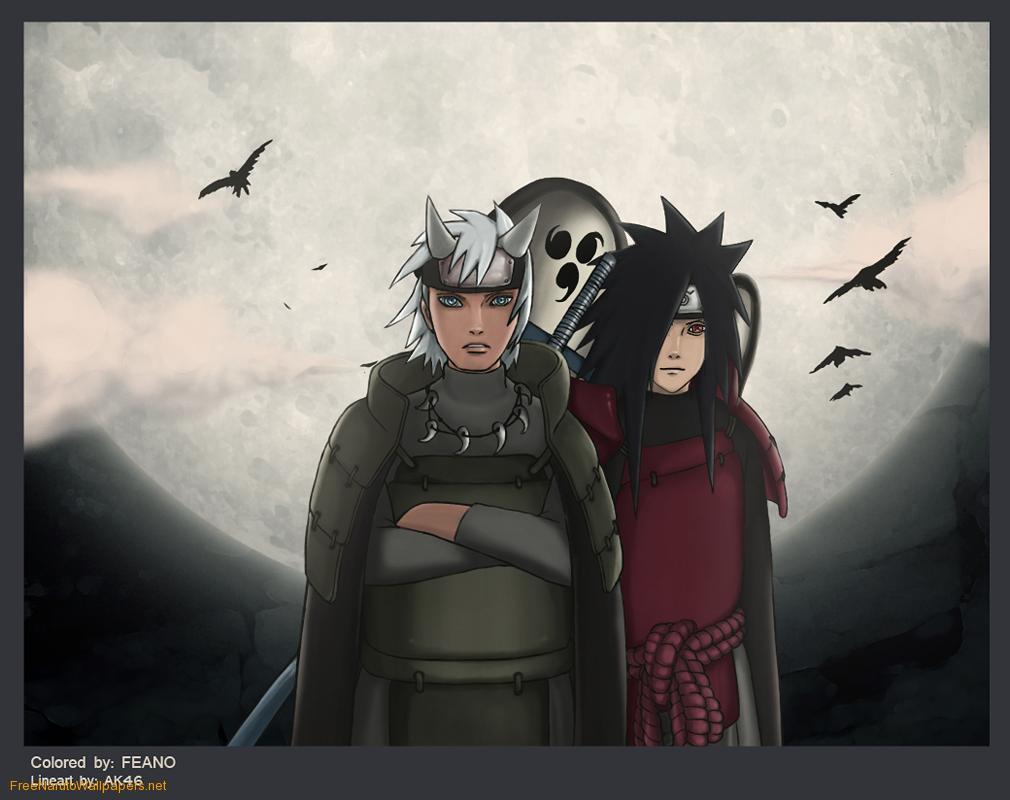 1010x800 Uchiha Madara Wallpaper: Rikudou Sennin and Uchiha Madara Wallpaper
