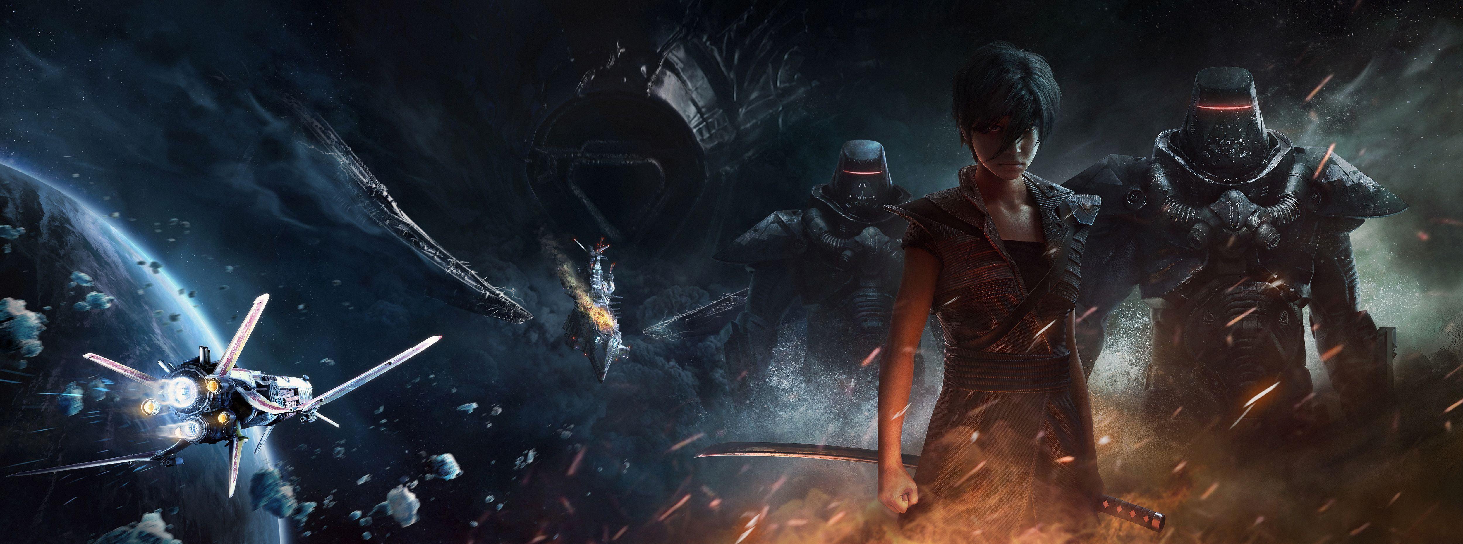 5000x1861 untitled Beyond Good &amp; Evil 2 Jade (Beyond Good &amp; Evil) Alpha Sections dual monitors Beyond Good. Beyond good and evil, Good evil, Good and evil wallpaper