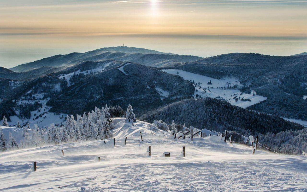1280x804 Alpine Winter Wallpaper