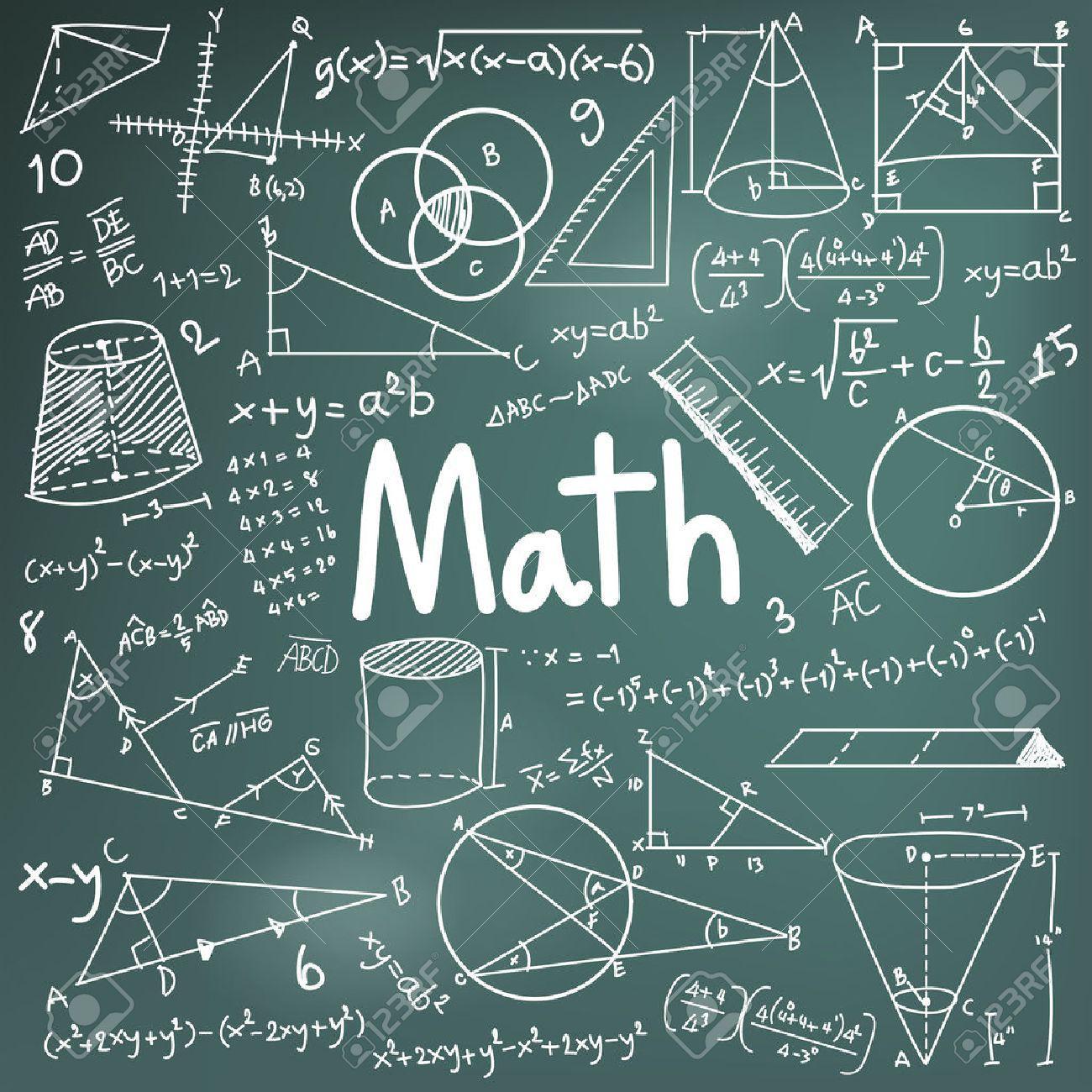 1300x1300 Math Physics Formulas on Chalkboard Wall Mural Wallsauce