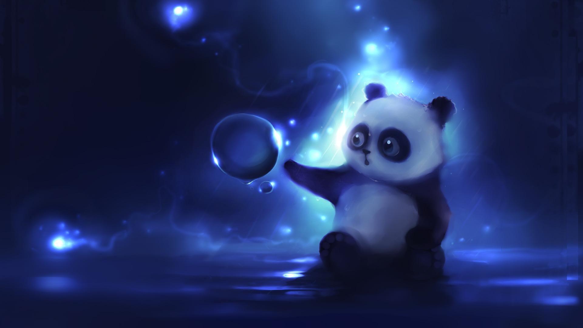 1920x1080 Animated Panda hình nền