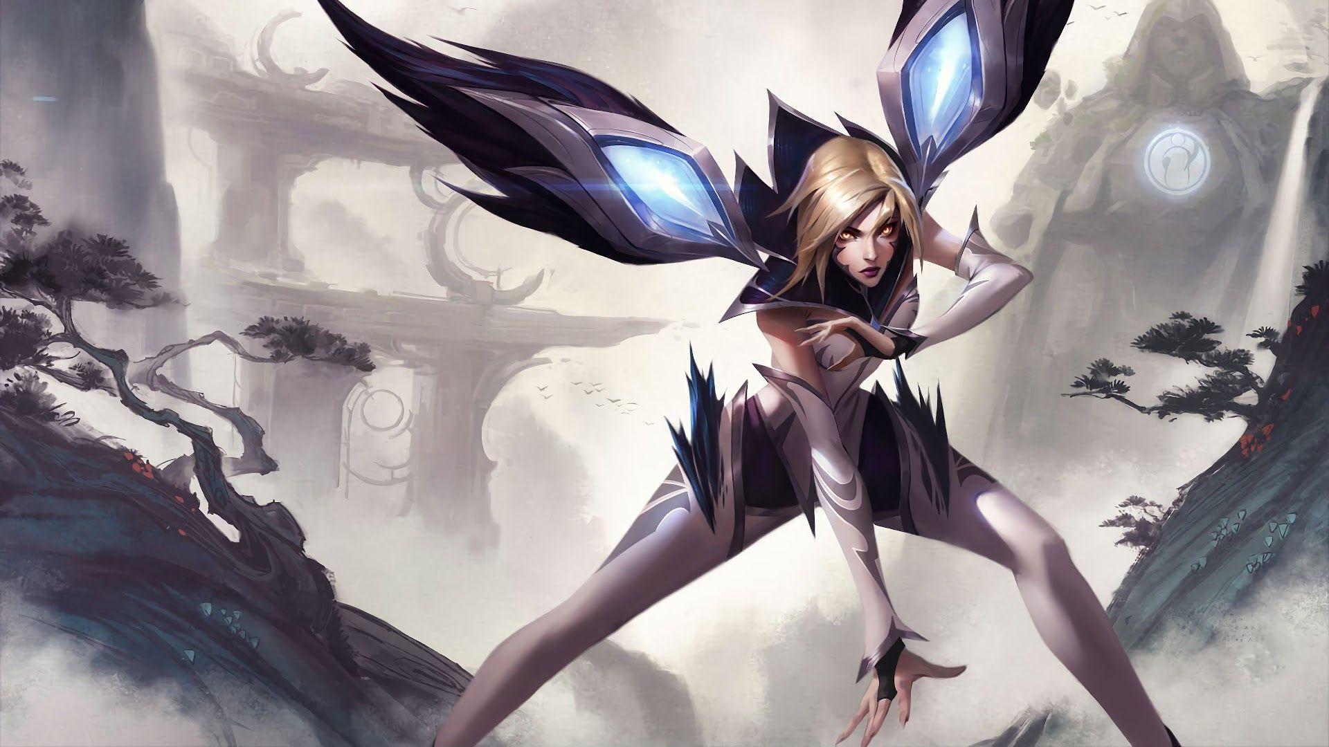 1920x1080 Invictus Gaming Kai'Sa Splash Art LoL 4K Wallpaper