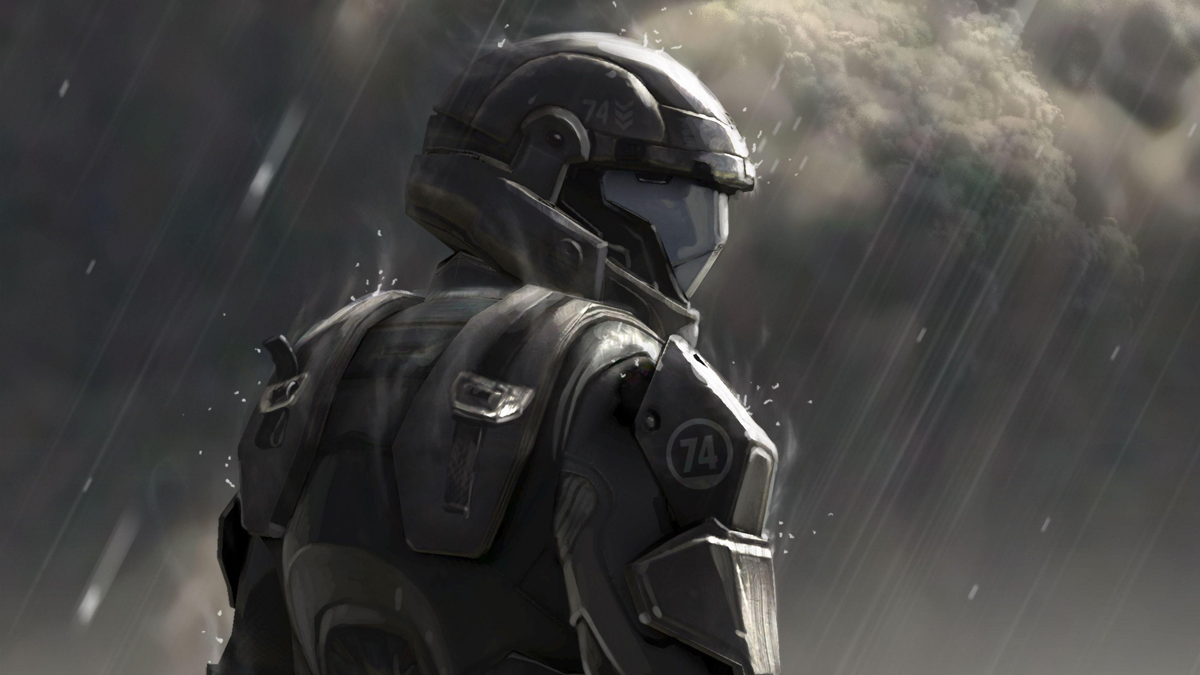 3840x2160 Wallpaper 4k Halo Sniper Painting 4k 4k Wallpaper, 5k Wallpaper