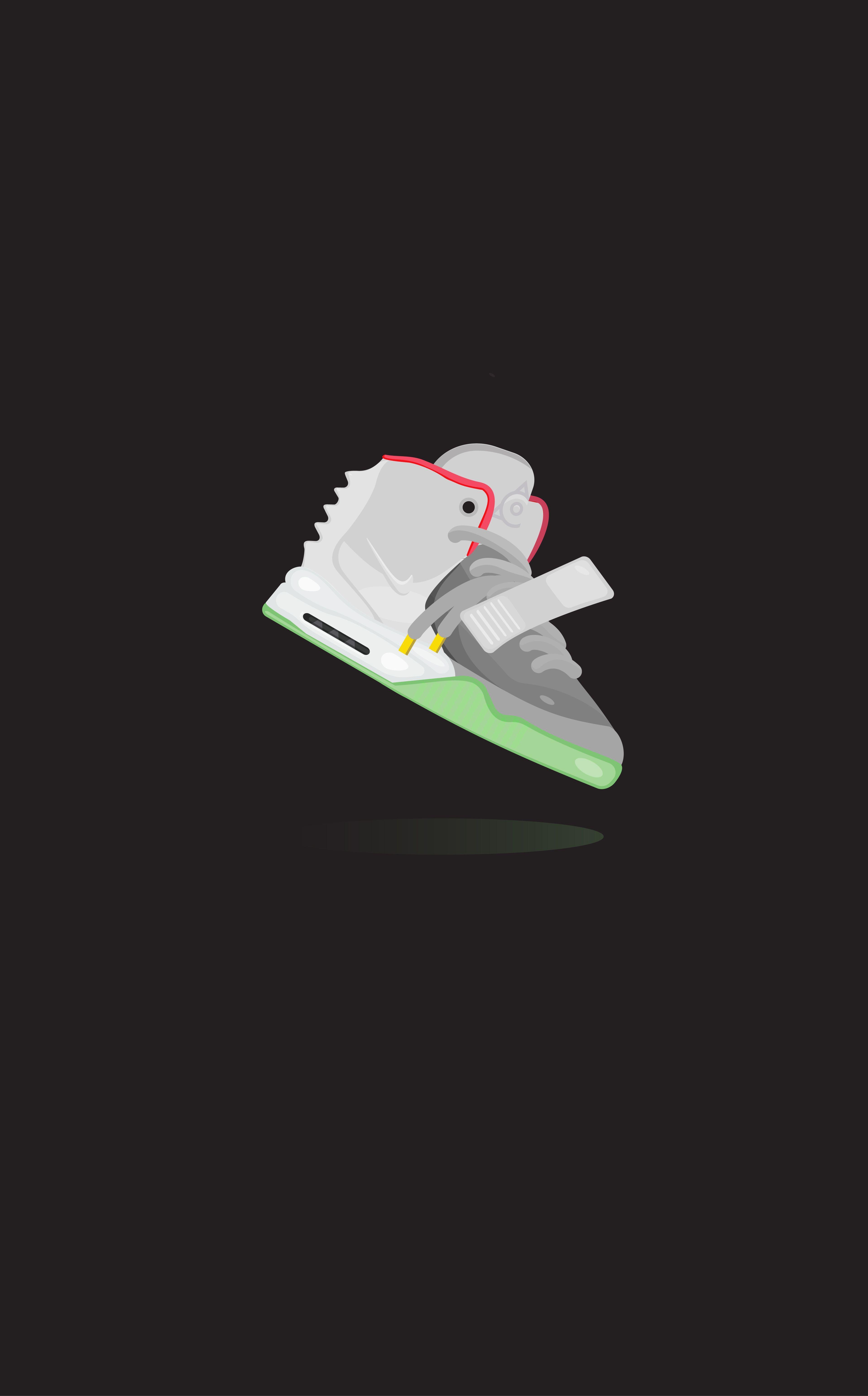 3834x6163 Yeezy Wallpaper