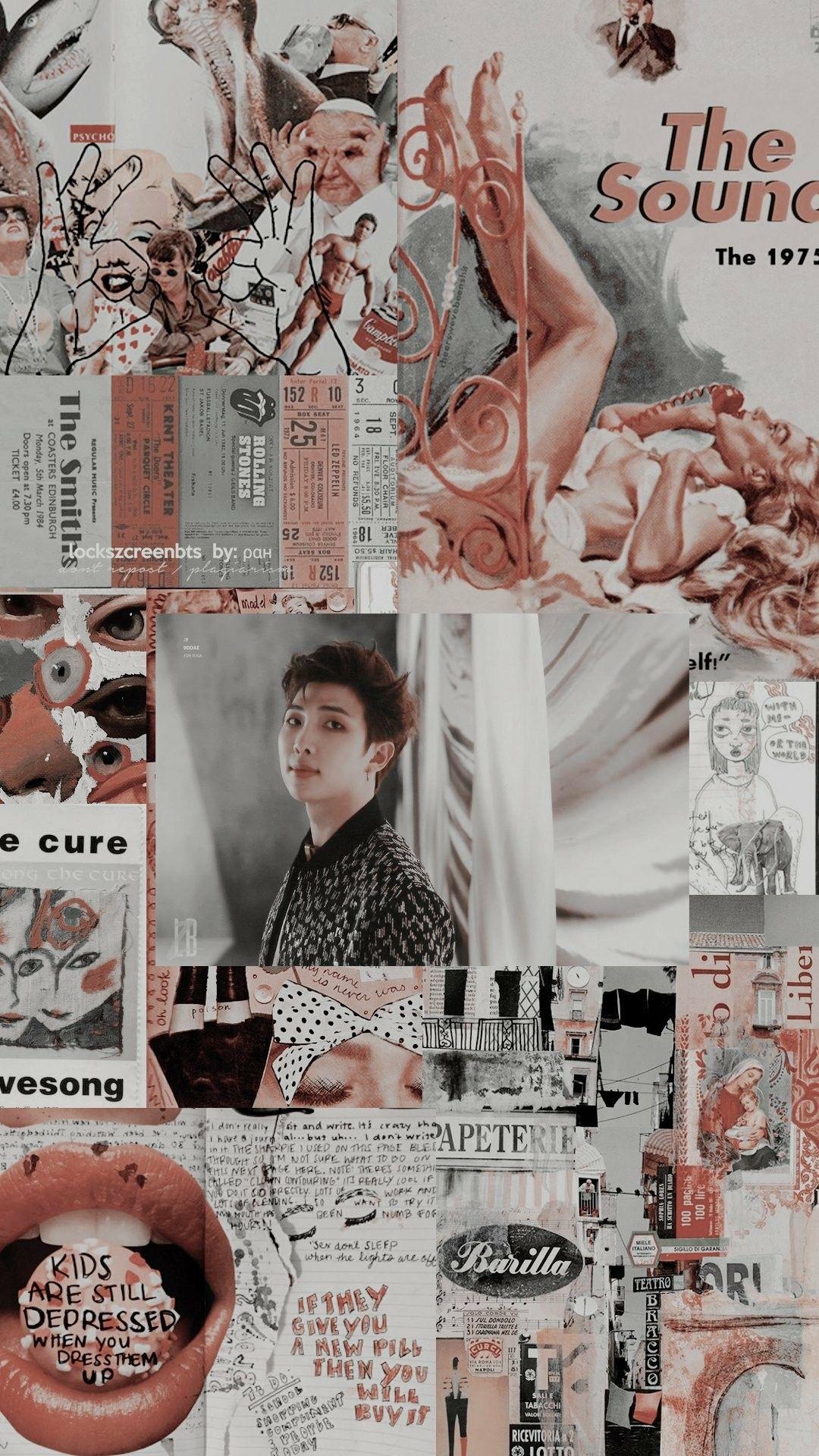 1080x1920 Namjoon aesthetic wallpaper. Namjoon, Bts wallpaper, Kpop background