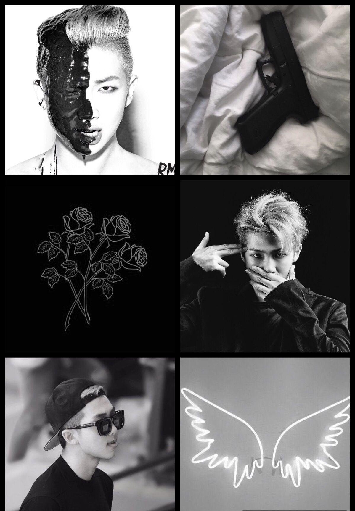 1199x1727 RM aesthetic by me. Namjoon, Rap monster, Aesthetic