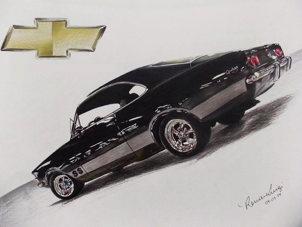 1024x768 Free download Chevrolet Opala SS Draw by RenanLuigi [1024x768]