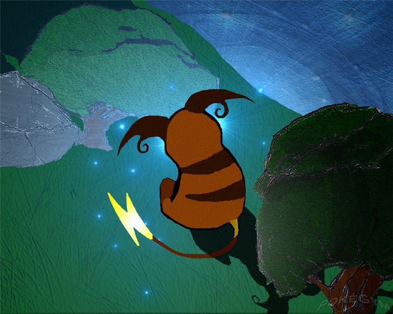 1280x1024 Raichu Wallpaper