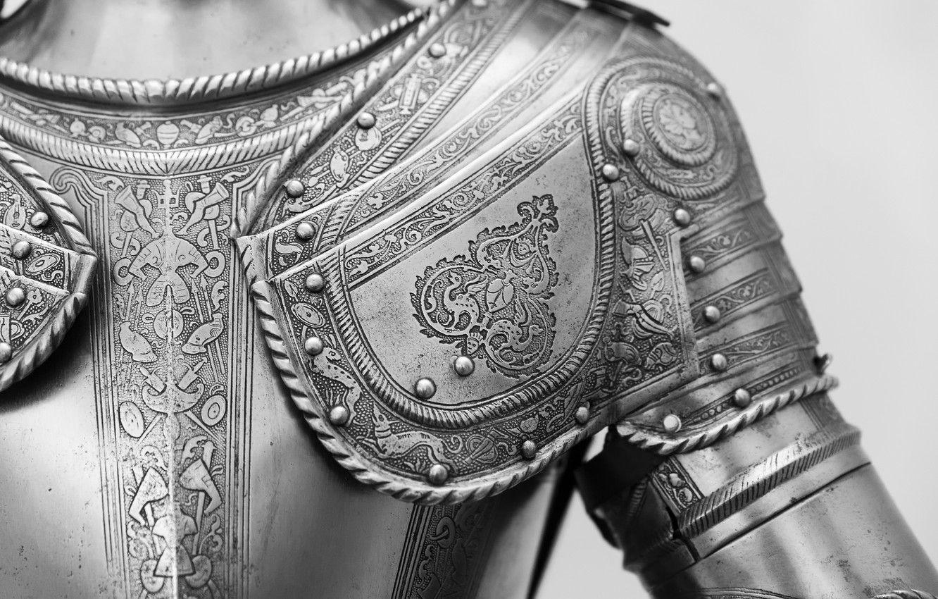 1332x850 Wallpaper metal, pattern, armor, knight image for desktop
