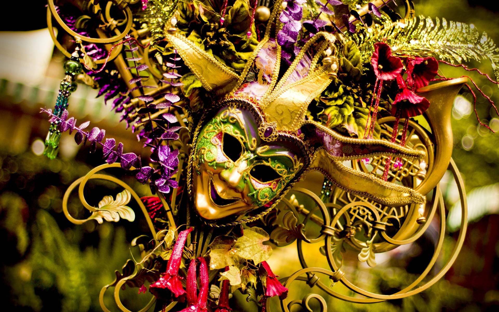 1920x1200 Party Mask Wallpaper