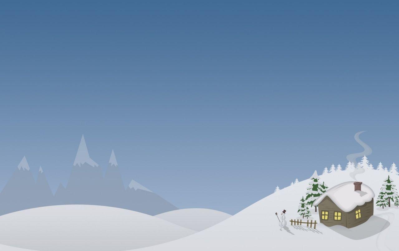 1280x804 Winter house wallpaper. Winter house