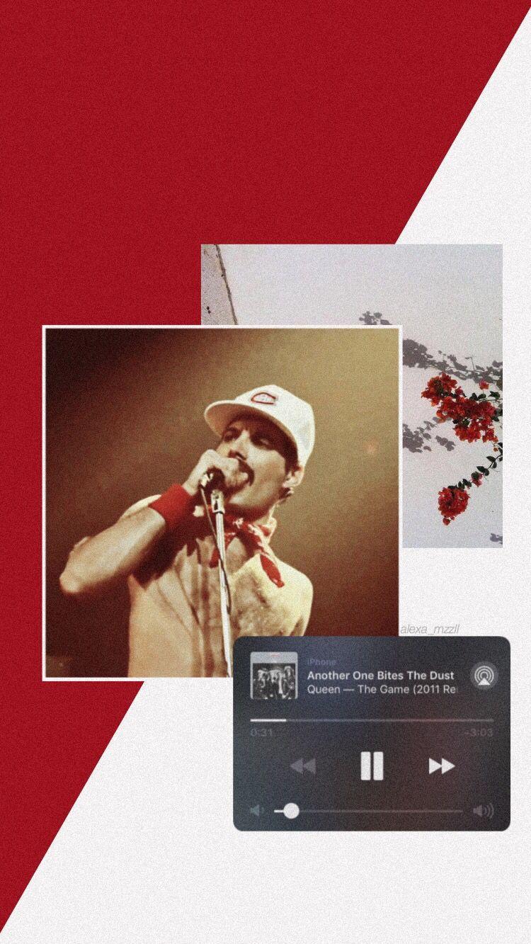 750x1333 queen #aesthetic #tumblr #freddiemercury #albumart #wallpaper