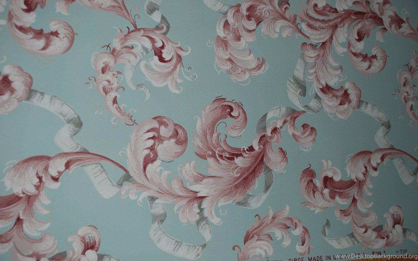 1440x900 Vintage 1940s Marie Antoinette Wallpaper By Cibonvintage On Etsy