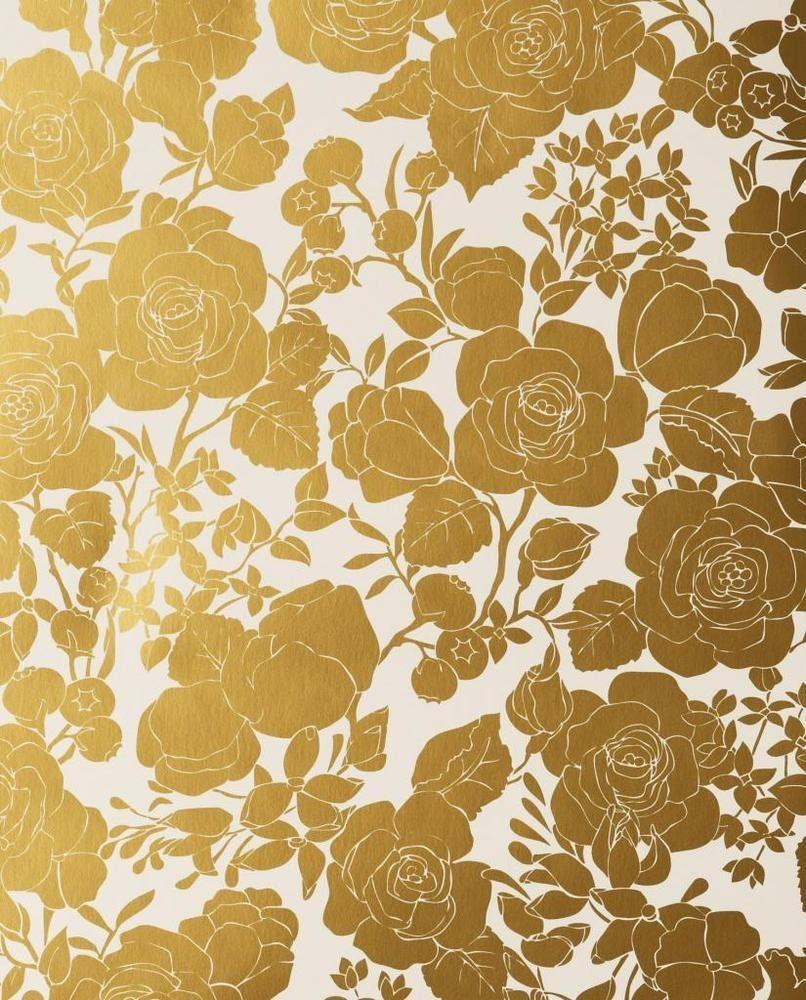 806x1000 White With Gold Wallpaper