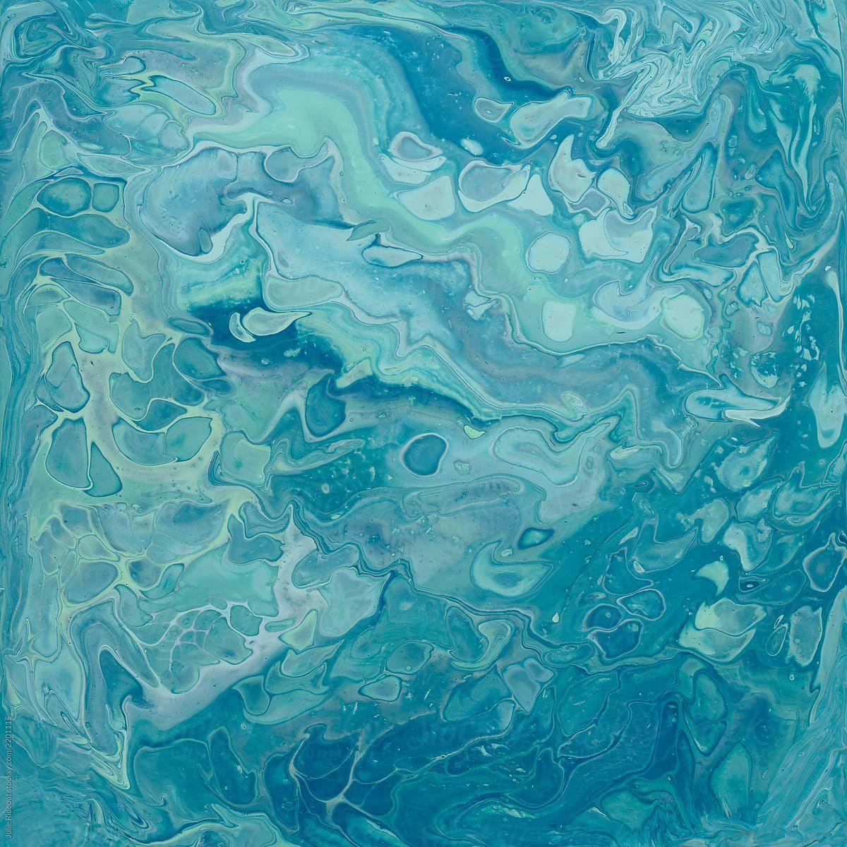 1200x1200 Abstract Acrylic Pour Painting