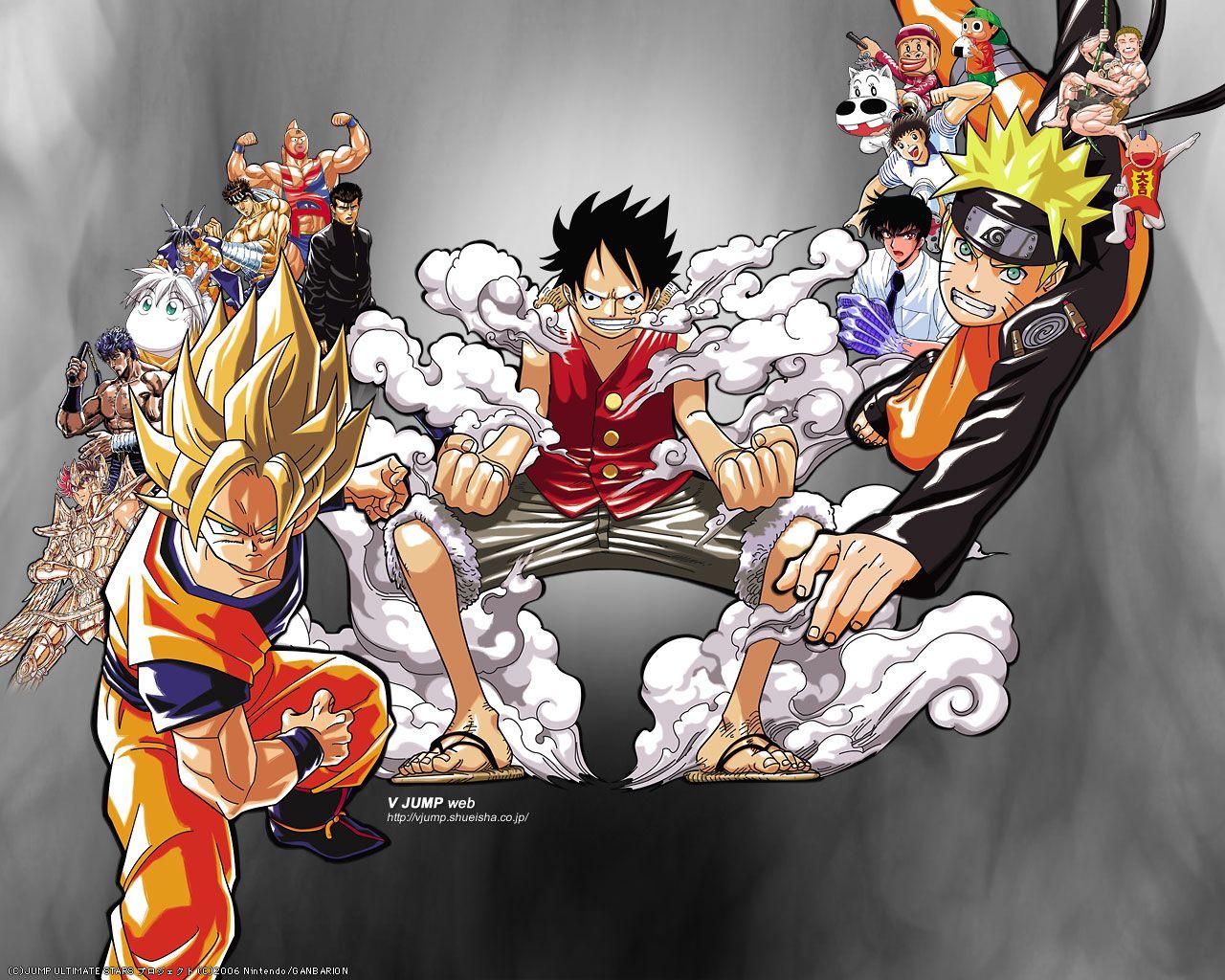 Goku Luffy Naruto  Anime dragon ball super All anime characters Anime  crossover