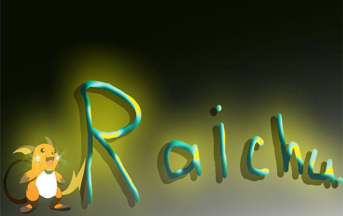 1126x709 My first Raichu wallpaper