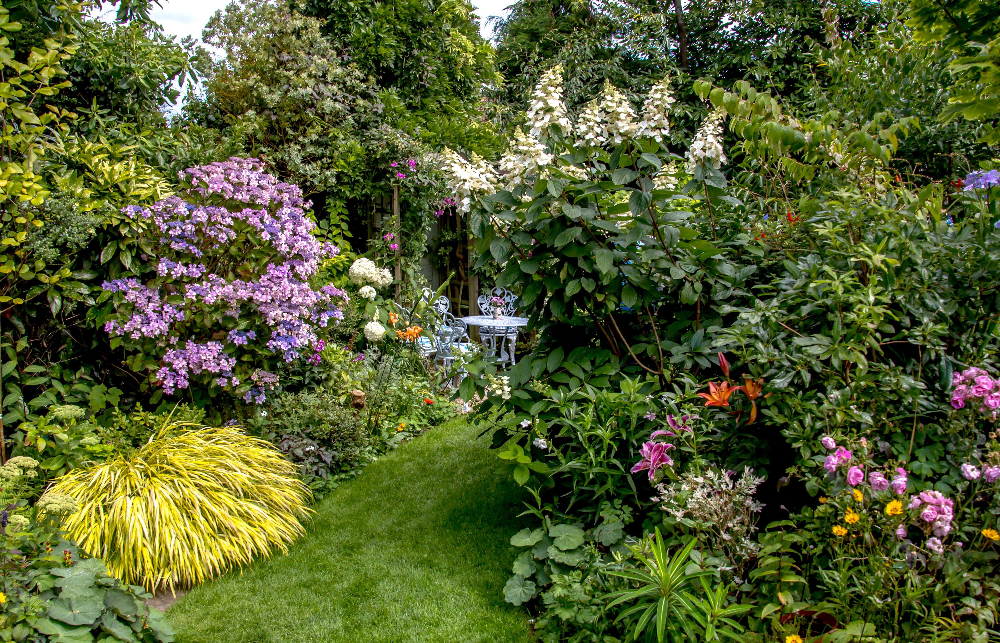 4200x2700 English Garden in Springtime 4k Ultra HD Wallpaper. Background