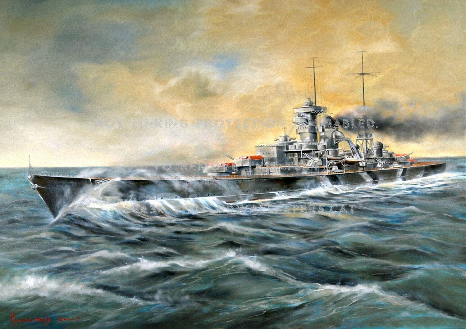 1500x1060 bismarck class 'tirpitz' drawing wwii ww2
