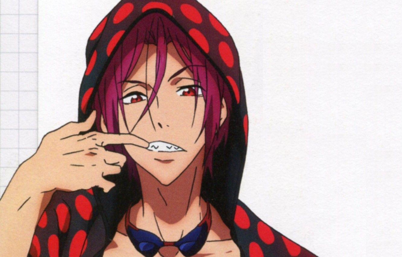 1332x850 Wallpaper face, hand, hood, athlete, guy, red eyes, free, polka