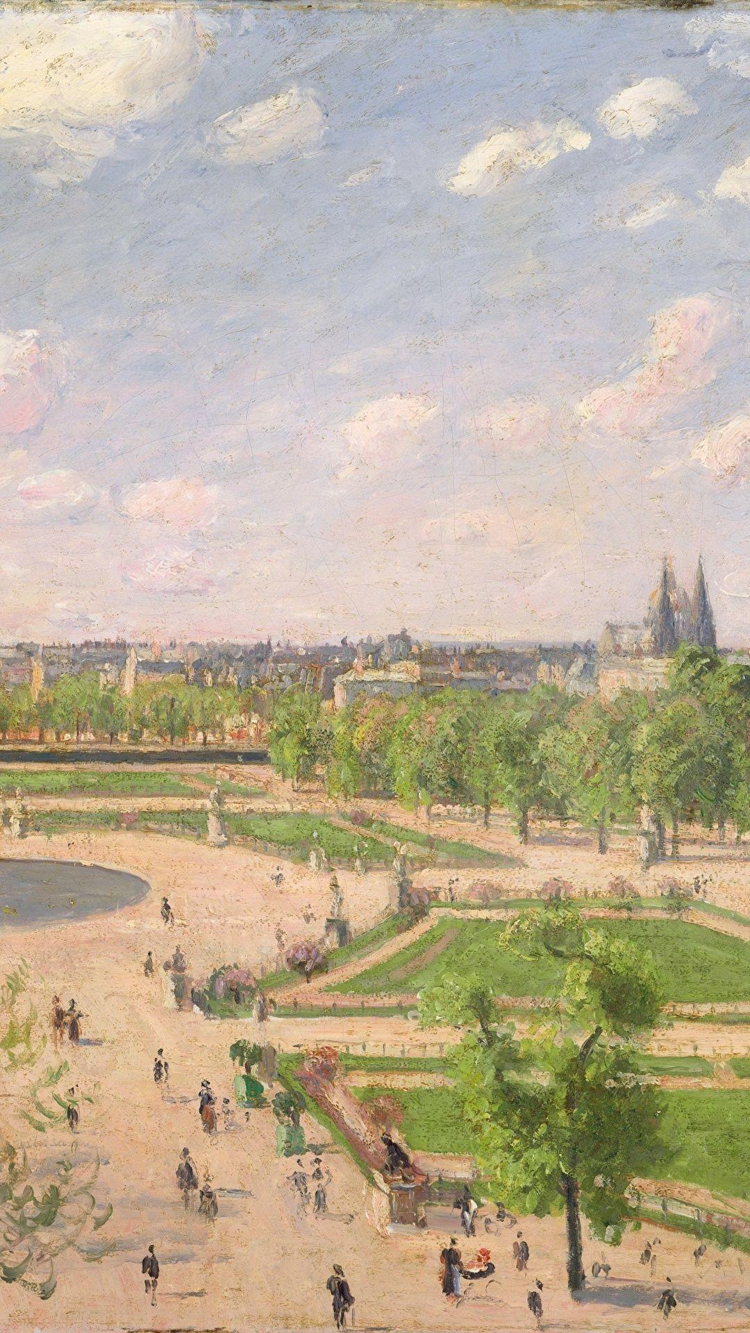 1080x1920 Desktop Wallpaper Paris France Camille Pissarro, The 1080x1920