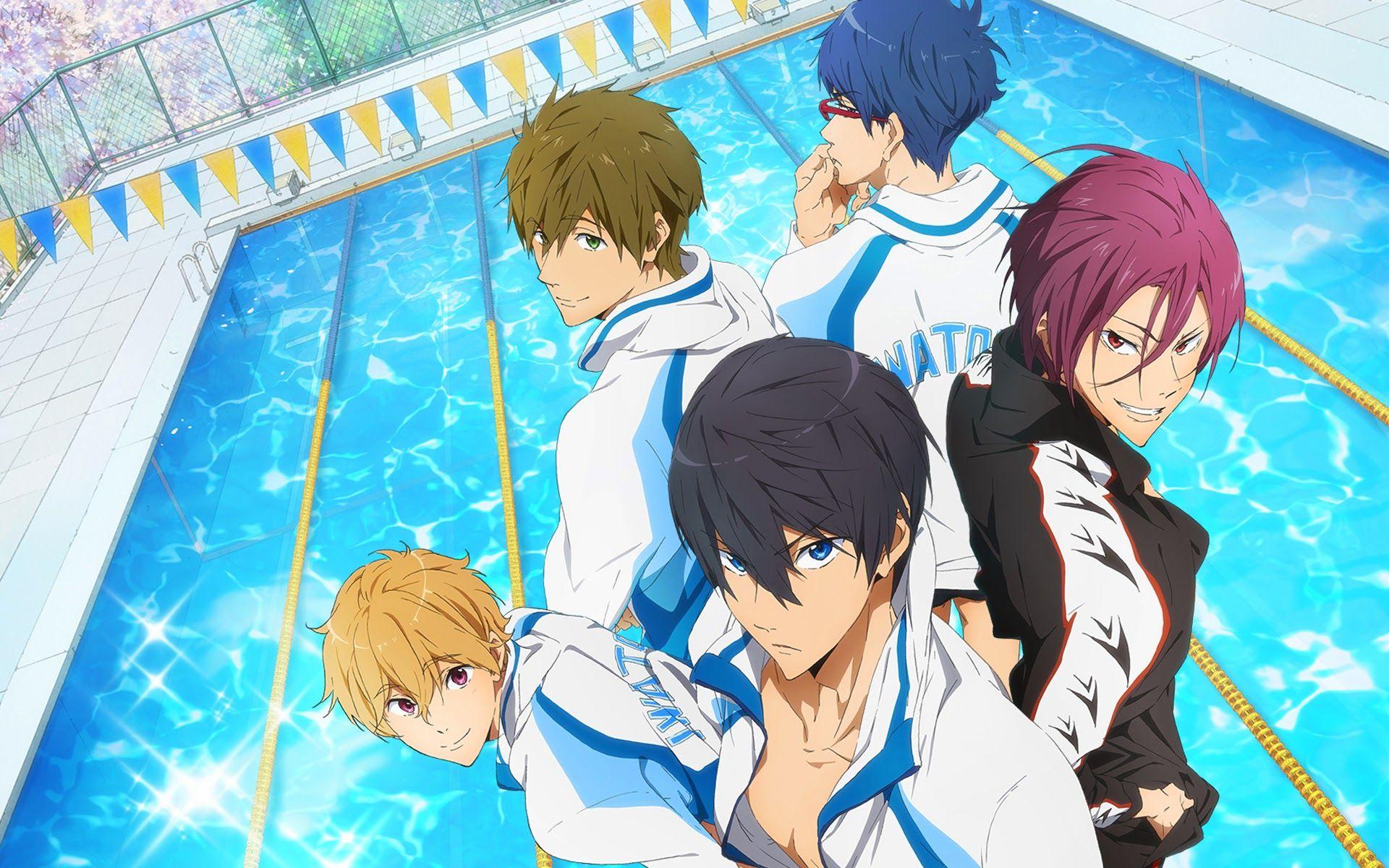 1920x1200 Free download Iwatobi Swim Club Anime Boys hazuki nagisa matsuoka