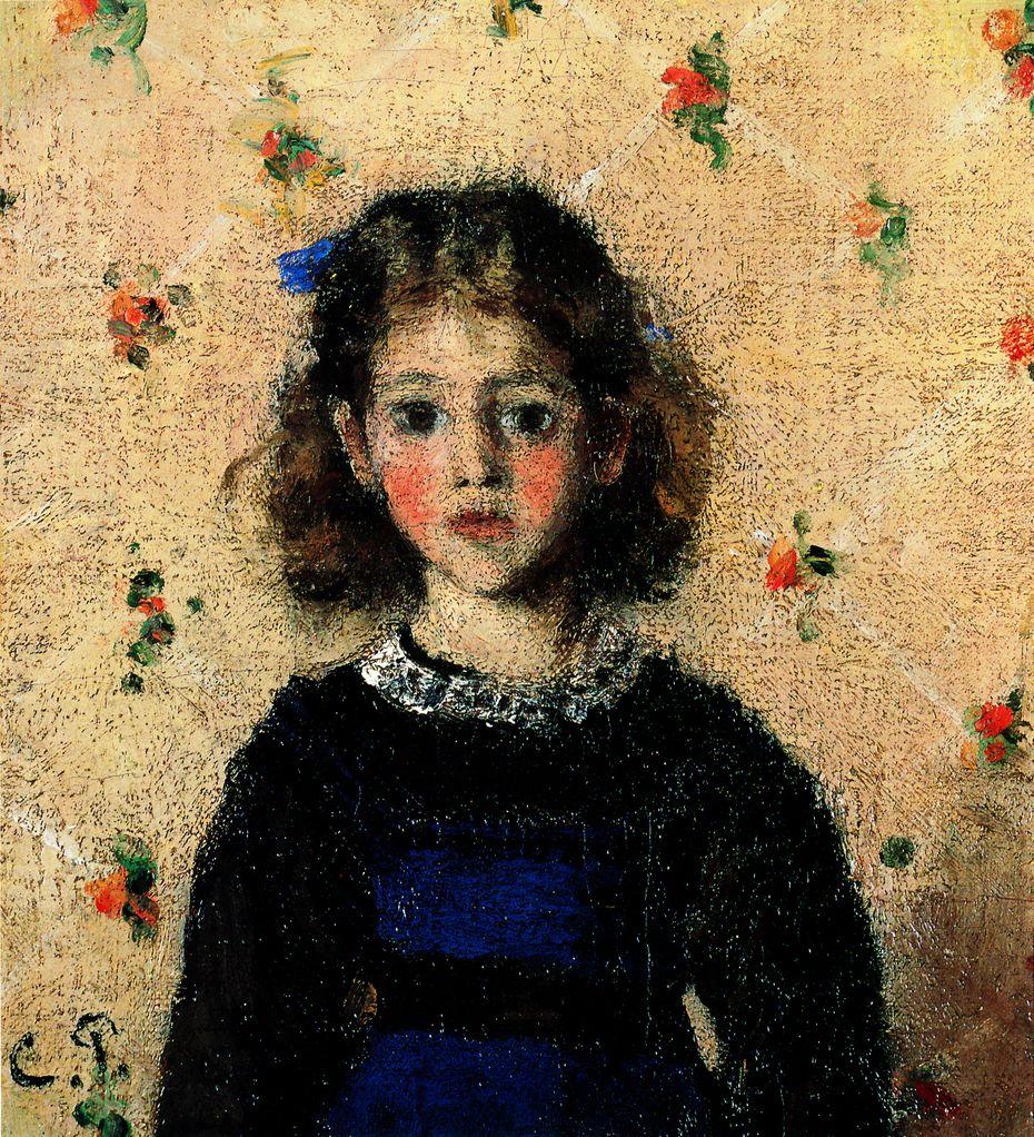 930x1022 Portrait of Jeanne Pissarro, called Minette Camille Pissarro