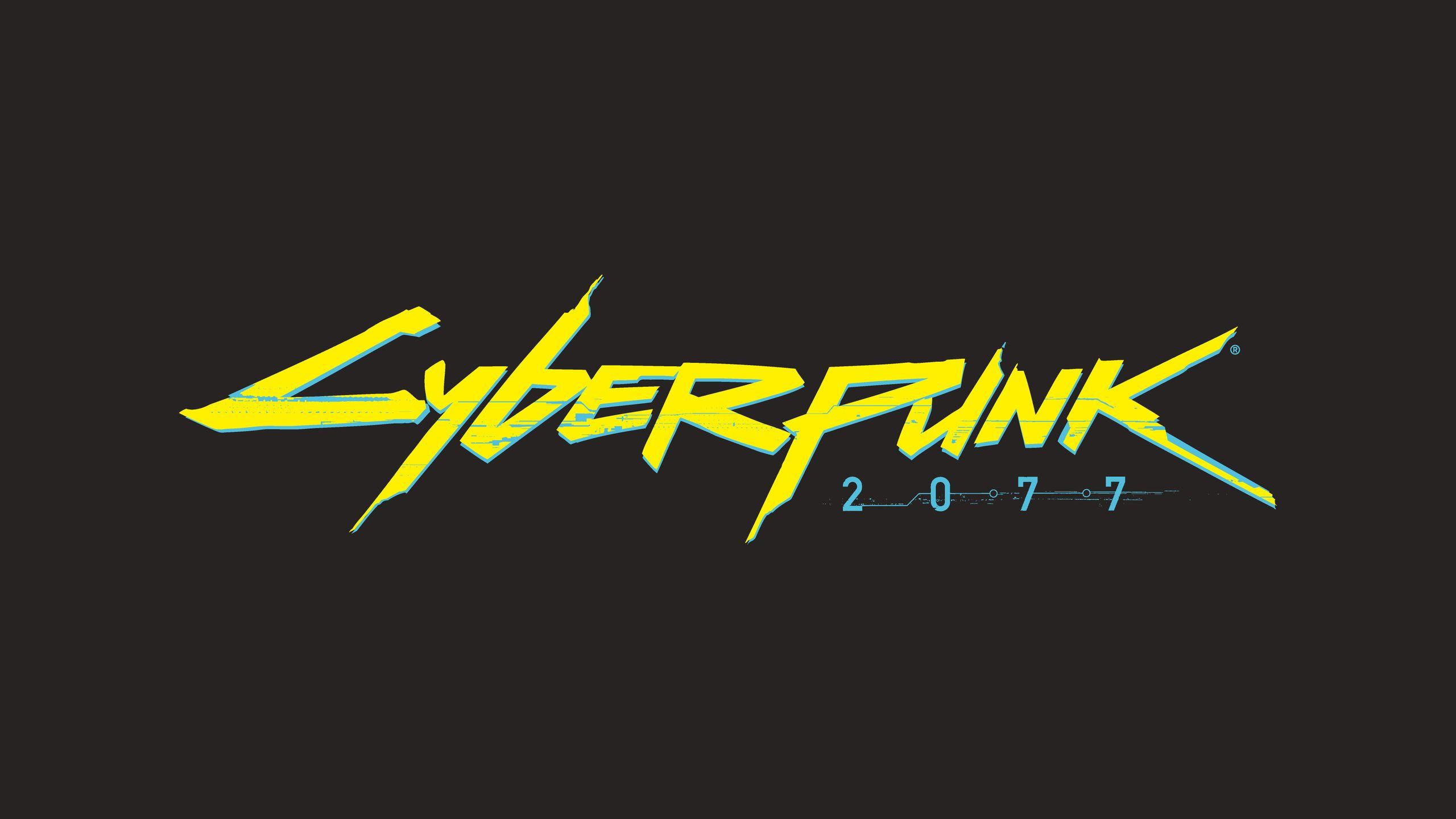 2560x1440 Cyberpunk 2077 Game Logo 4k 1440P Độ phân giải HD 4k