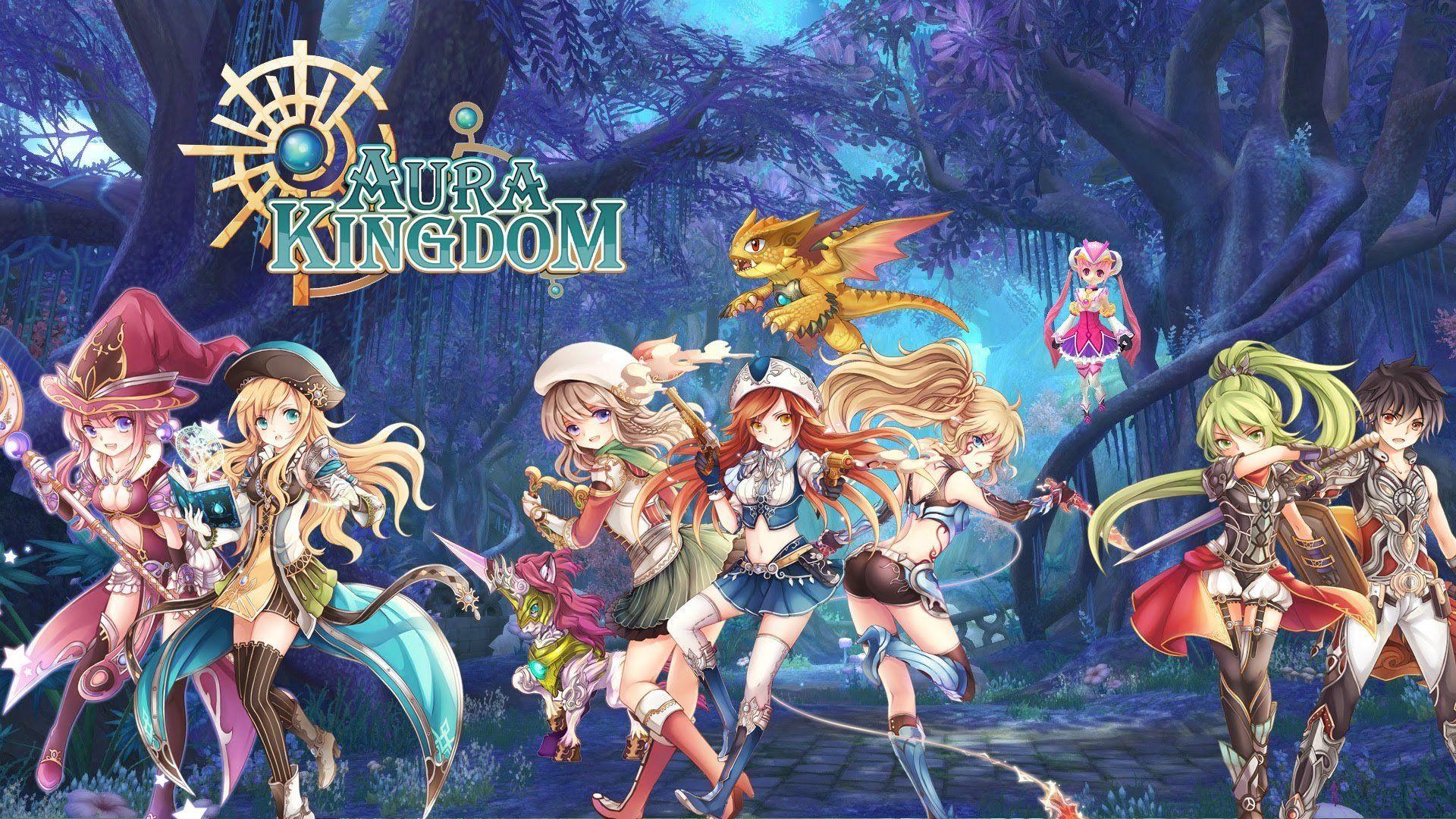 1920x1080 AURA KINGDOM anime mmo rpg online Fantasy adventure 1aking
