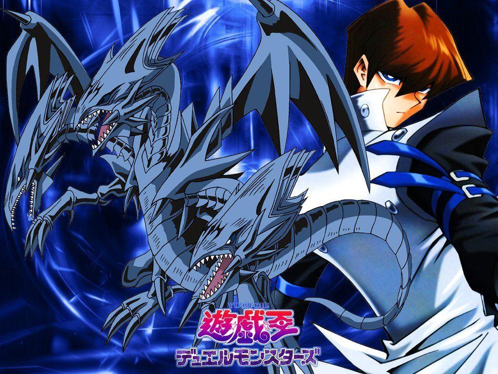 1024x768 Seto Kaiba and Blue Eyes Ultimate Dragon Anime Kingdom