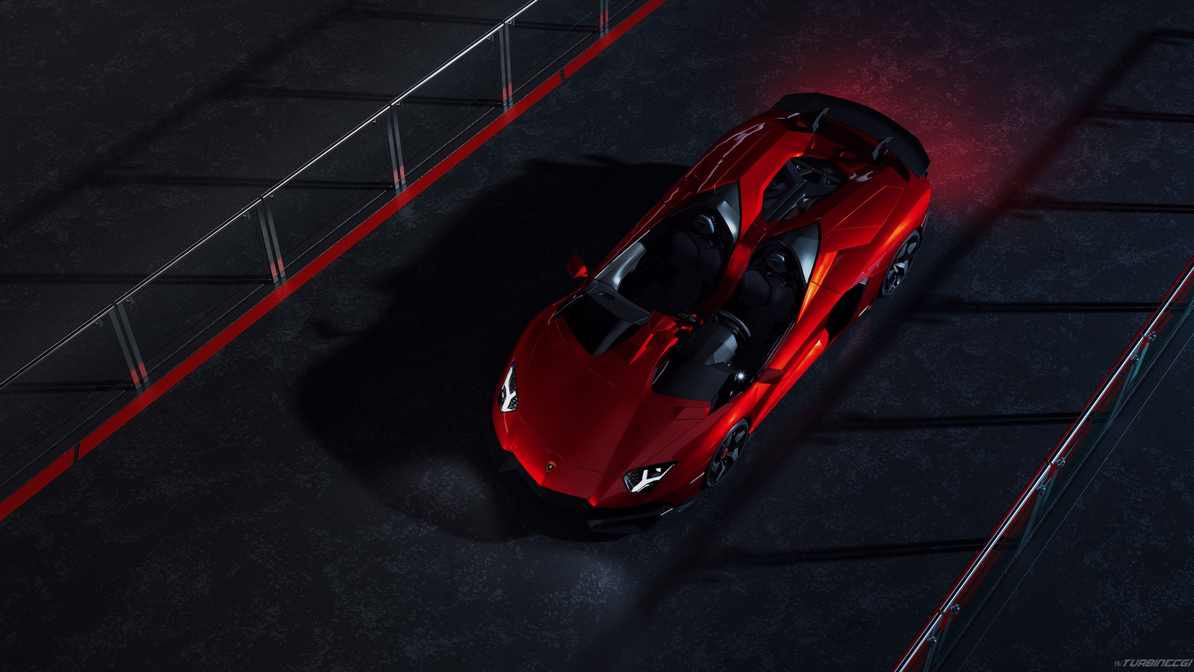 3840x2160 Lamborghini Aventador J CGI 4K Wallpaper. HD Car Wallpaper
