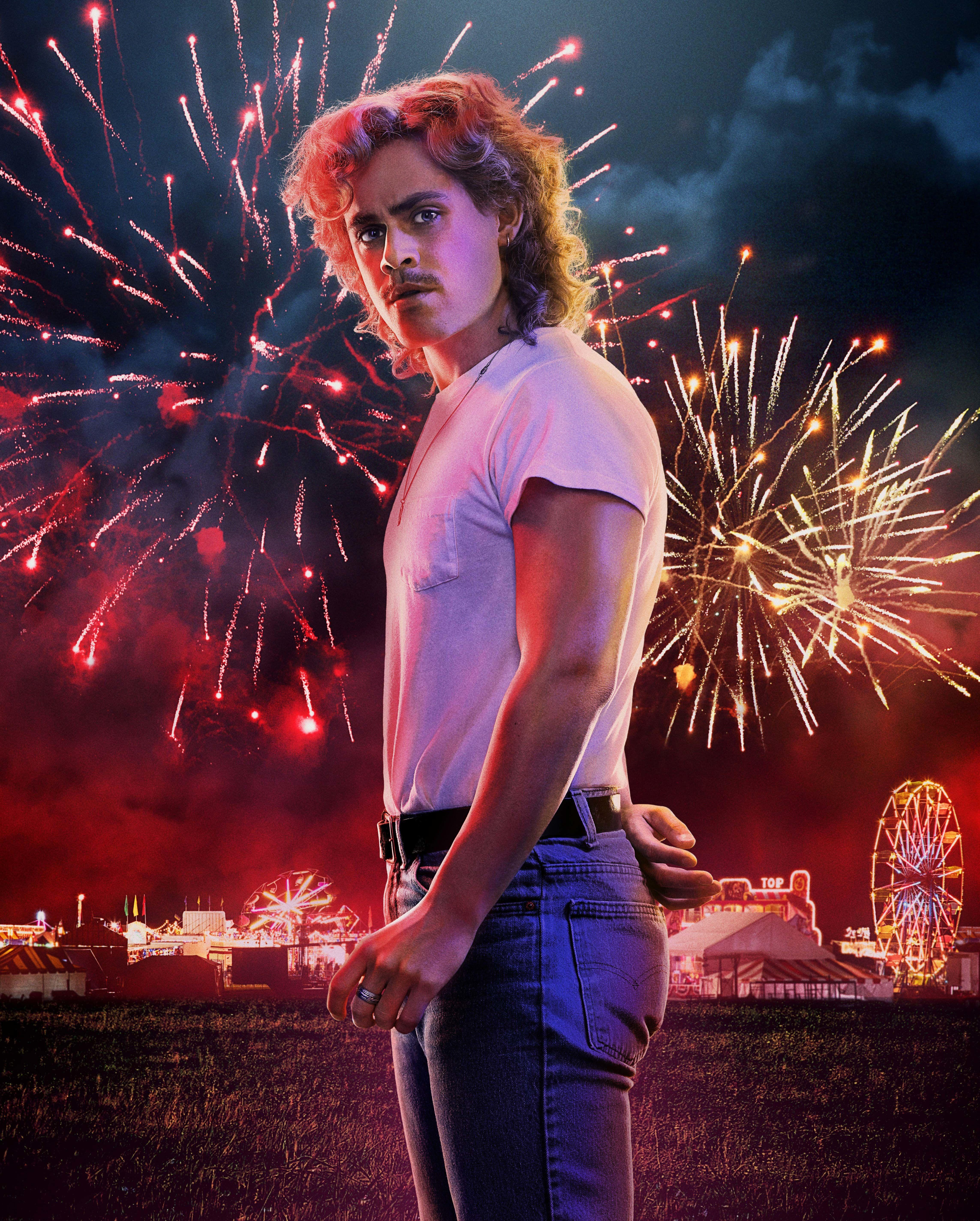 4572x5698 Dacre Montgomery Stranger Things 3 Poster Wallpaper, HD TV Series 4K Wallpaper, Image, Photo and Background