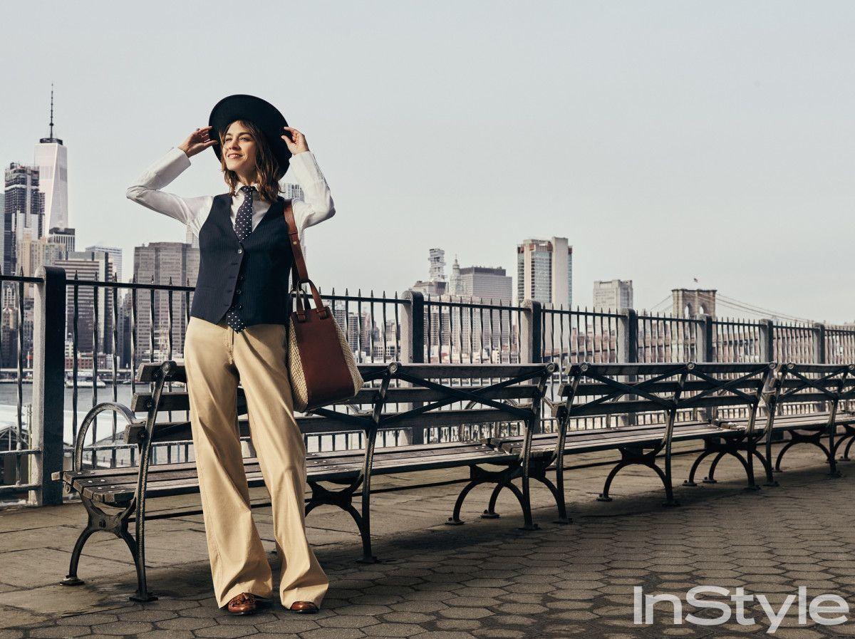 1200x897 Alexa Chung Pays Tribute to Annie Hall for 'InStyle'