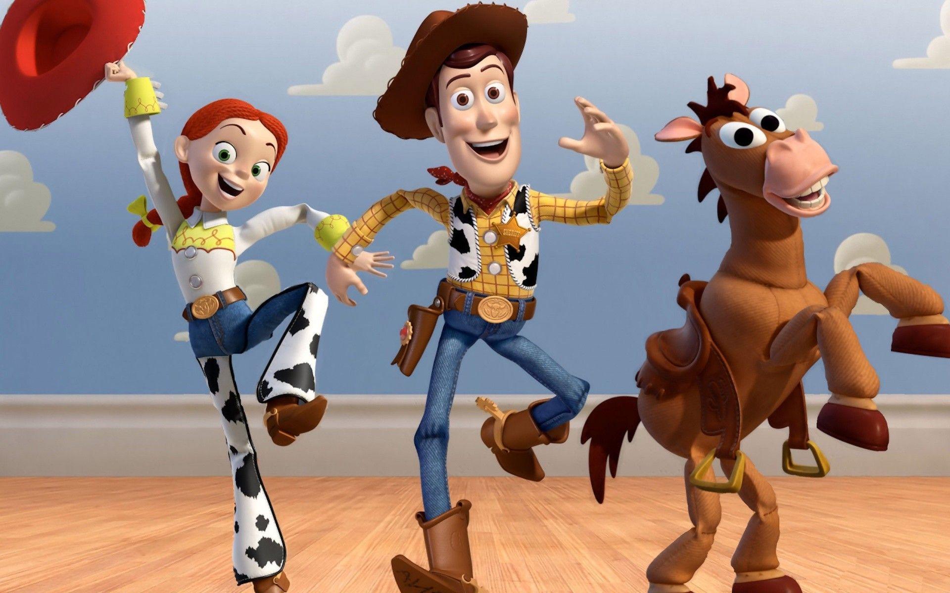 1920x1200 Toy story, disney, animation, cowboy, woody, cowgirl, jessie