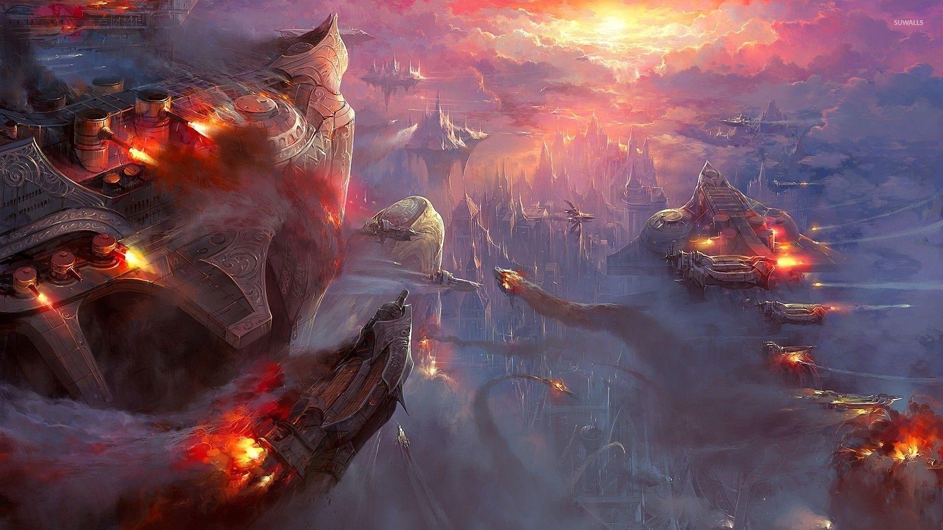 1920x1080 Burning kingdom wallpaper wallpaper