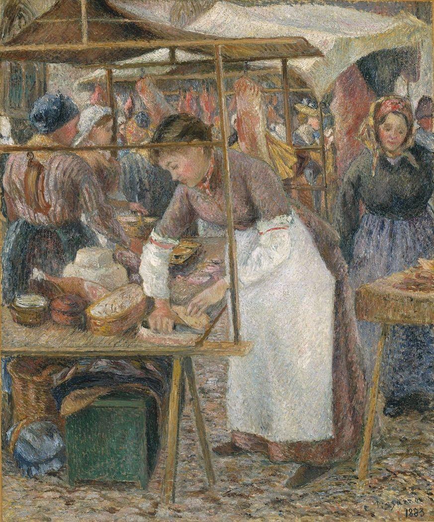 873x1050 The Pork Butcher Camille Pissarro on USEUM