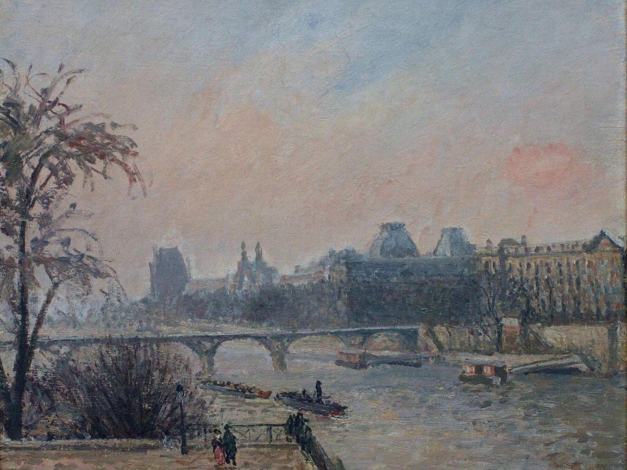 2048x1536 Picture France Camille Pissarro, The Seine and the 2048x1536