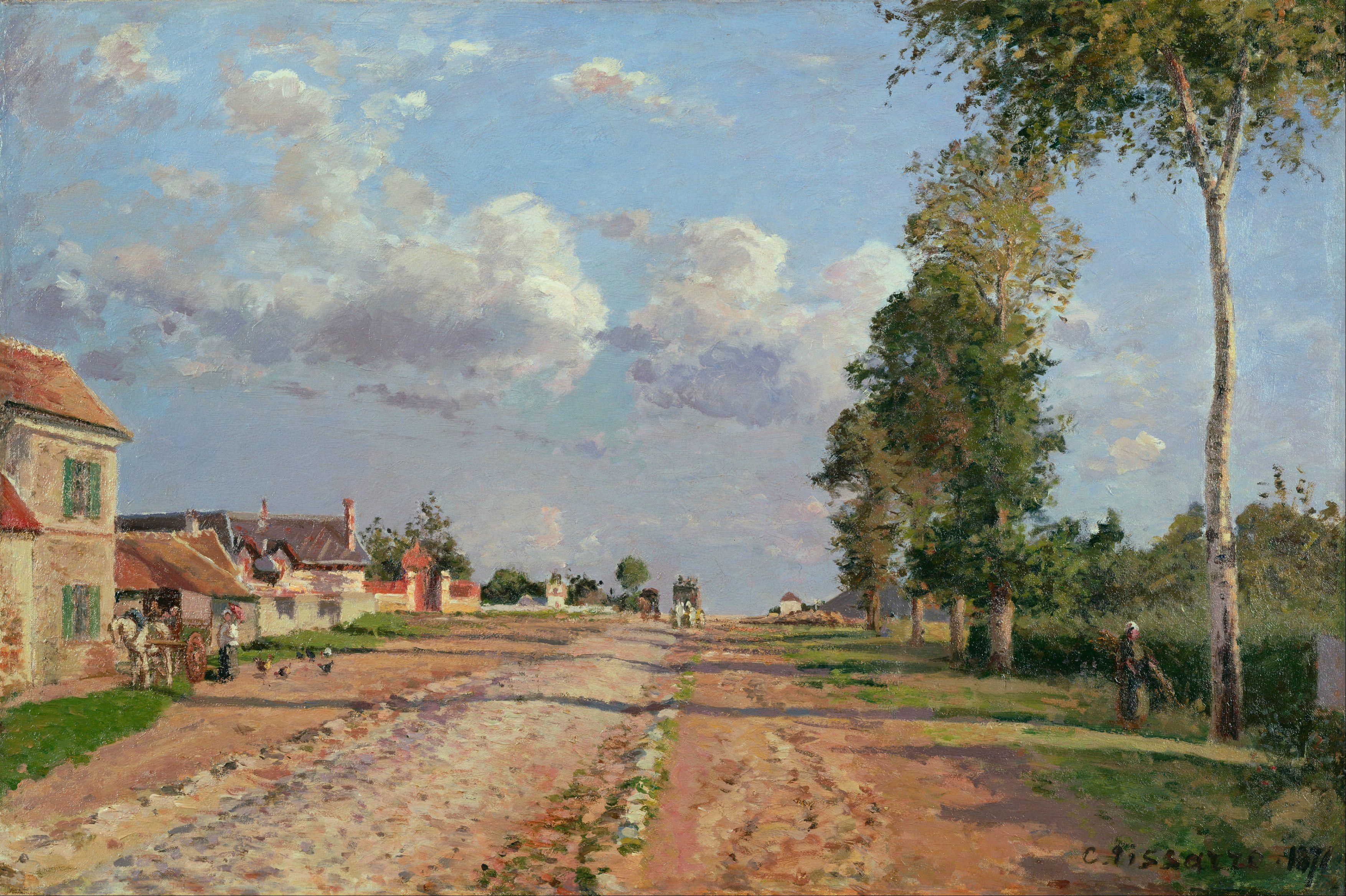 3508x2336 Pissarro paintings