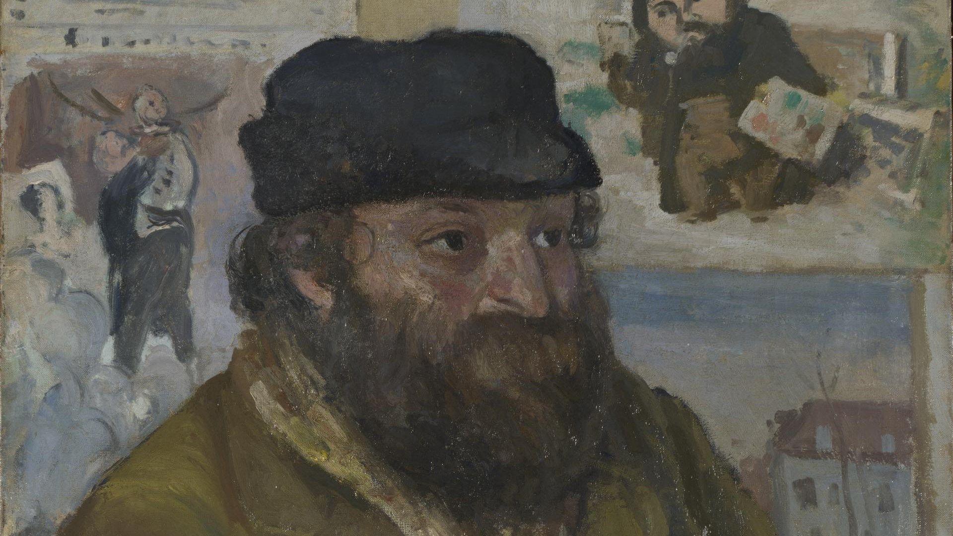 1920x1080 Camille Pissarro. Portrait of Cézanne. L672. National Gallery