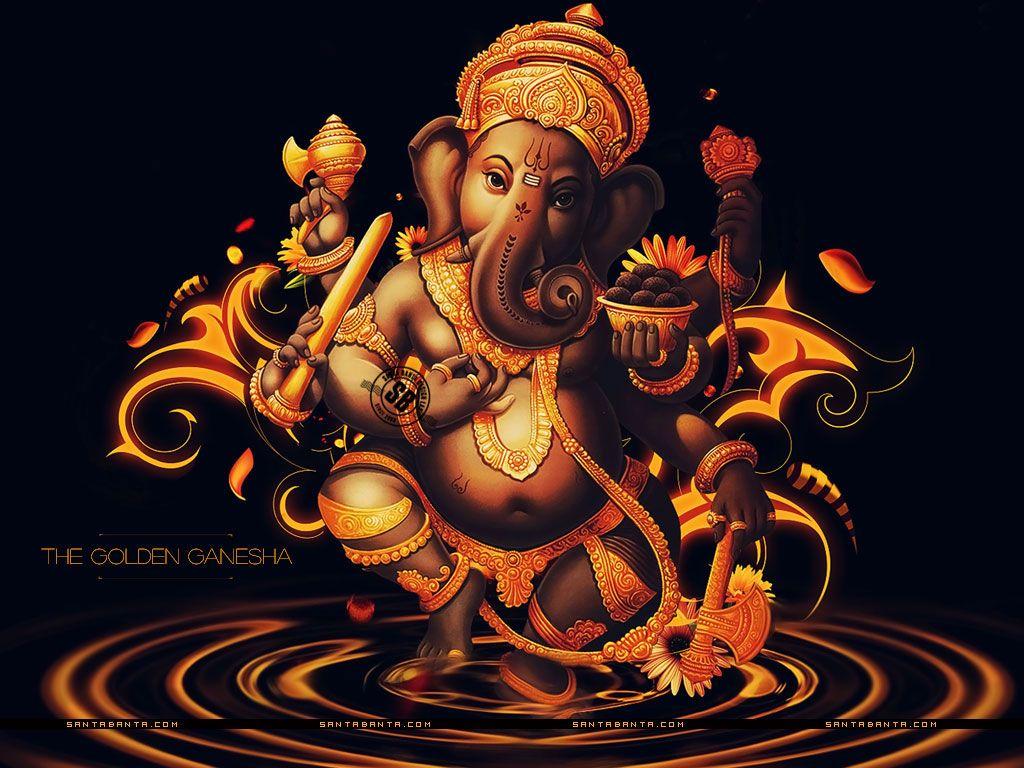 1024x768 Free Ganesh Chaturthi Wallpaper Download