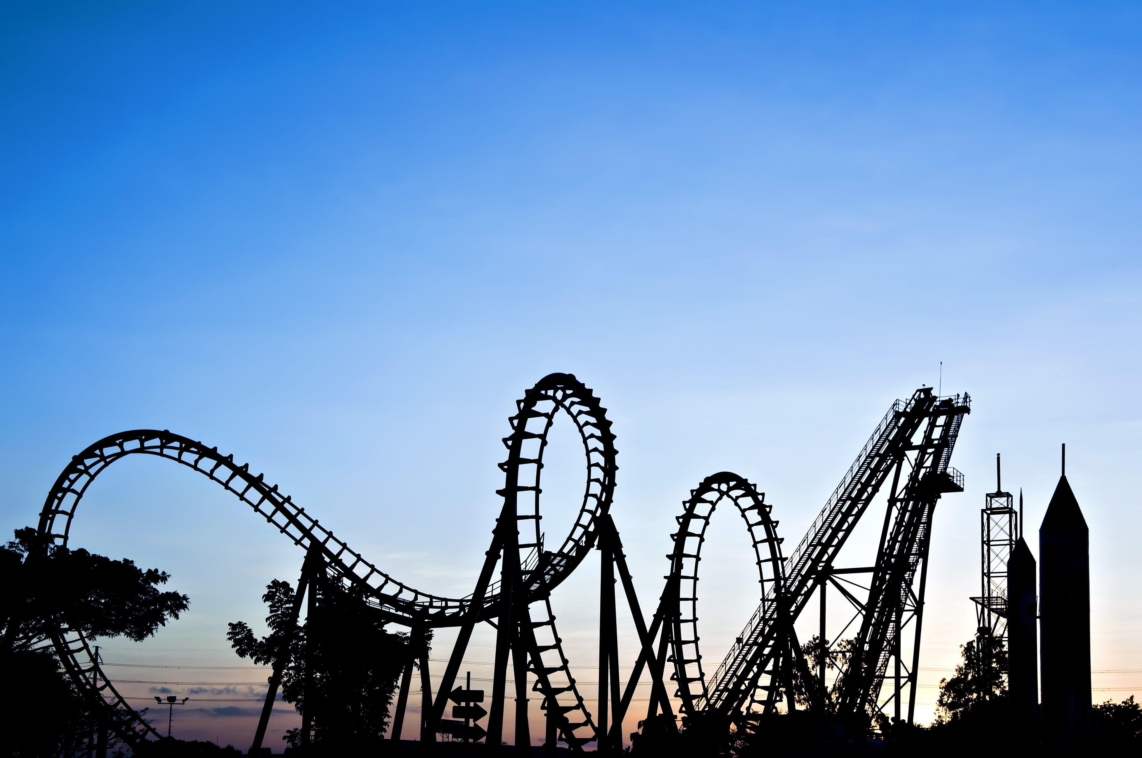 3850x2557 Roller Coaster Background (3850×2557). Roller