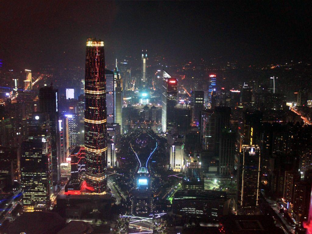 1024x768 Guangzhou Night Life 024×768 Pixels. CHINA